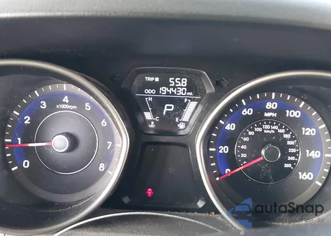 2012 Hyundai Elantra Gls из США, поврежденный, VIN 5NPDH4AE2CH126783